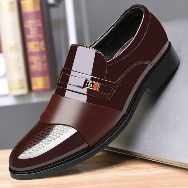 Sapato Masculino Social Elegante em Couro Genuino - Comfort Royale - Imagem 5