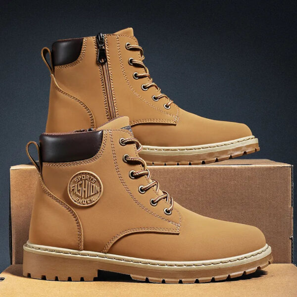 Bota Masculina de Couro Genuino - Sebastian