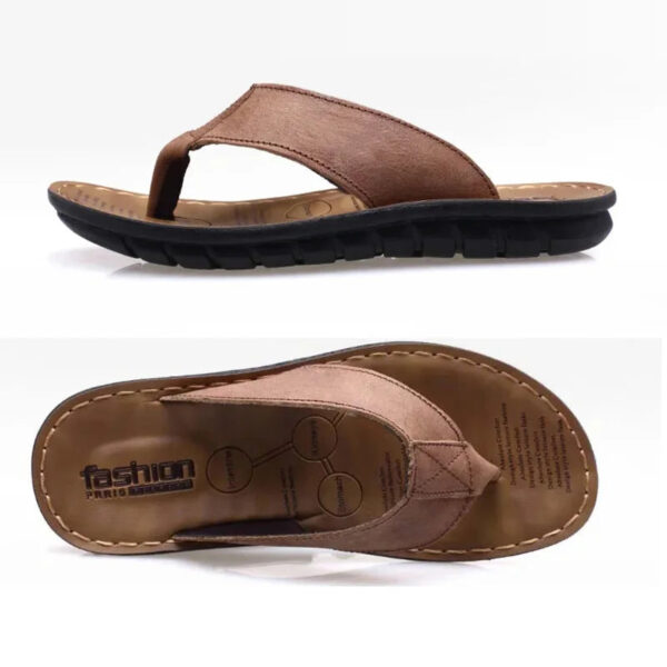 Chinelo de Couro Genuíno - Flat Premium - Imagem 2