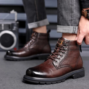 Bota Unissex em Couro Genuíno Genuino - PedroVe Premium