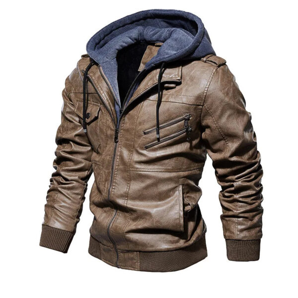 Jaqueta Masculina Em Couro Genuino - MotorJack Premium - Imagem 12