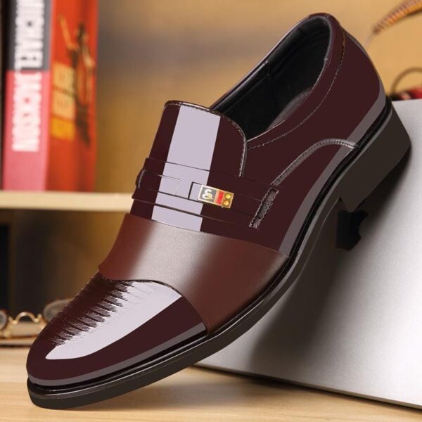 Sapato Masculino Social Elegante em Couro Genuino - Comfort Royale - Imagem 7