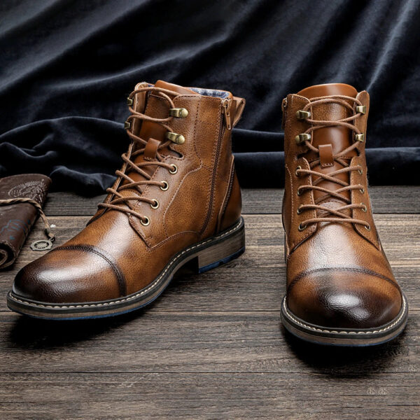 Bota Masculina em Couro Genuino - Boot Premium - Imagem 2