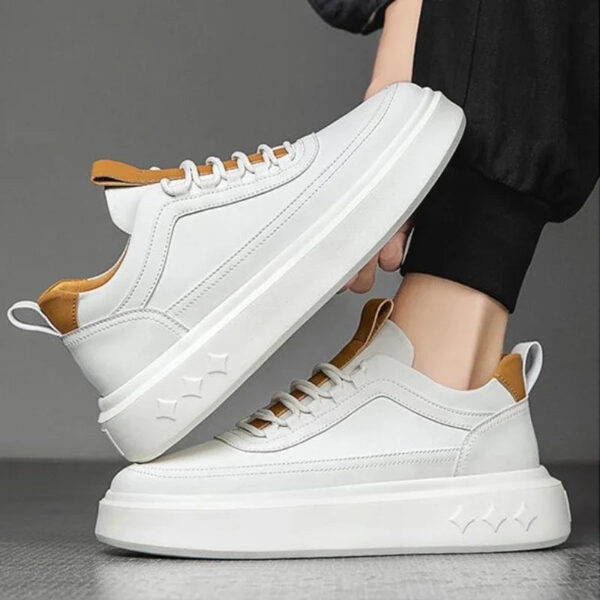 Tênis Masculino em Couro Genuino - Hermes Sport - Imagem 3