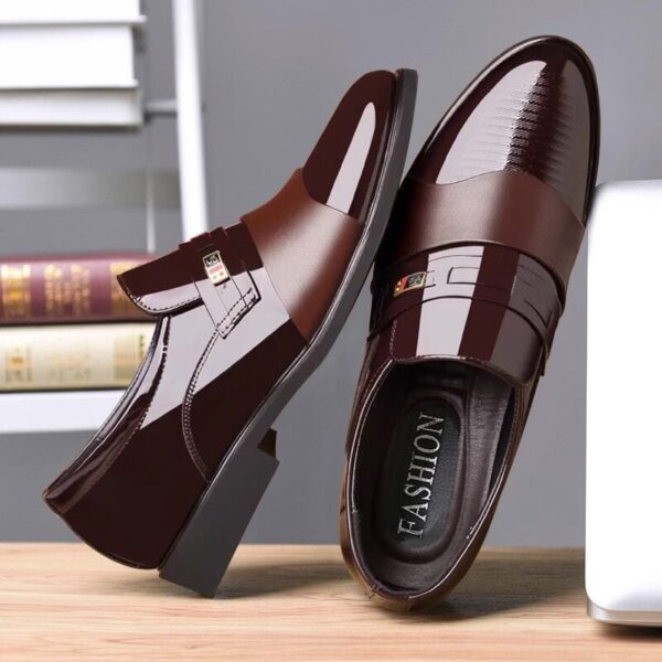 Sapato Masculino Social Elegante em Couro Genuino - Comfort Royale - Imagem 8