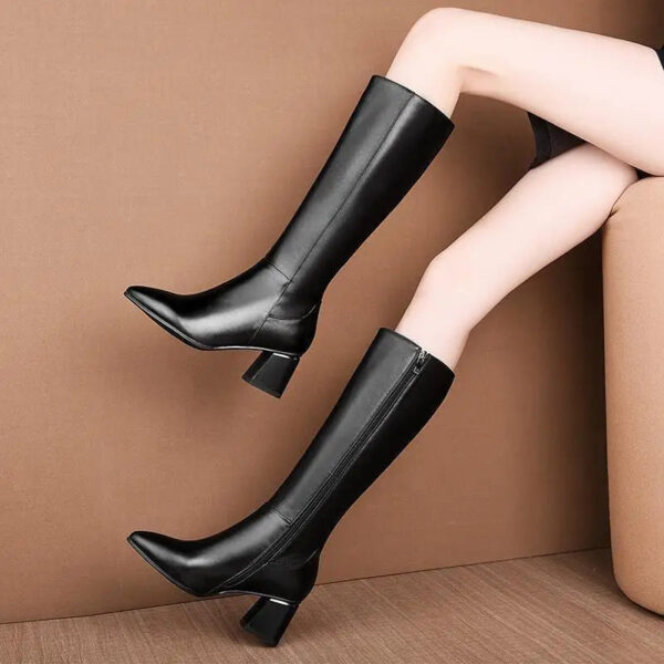 Bota Feminina em Couro Genuino - Fellicy Premium - Imagem 3