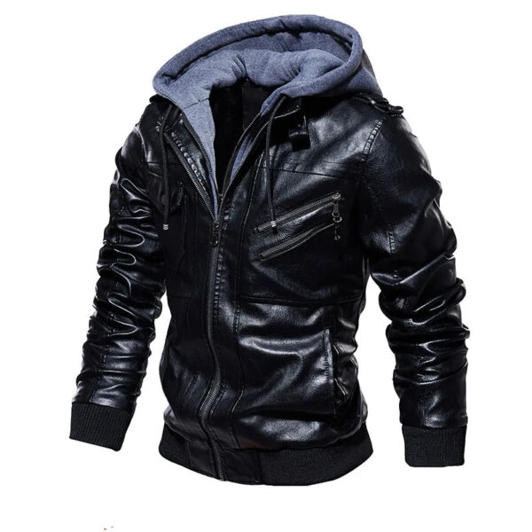 Jaqueta Masculina Em Couro Genuino - MotorJack Premium - Imagem 14