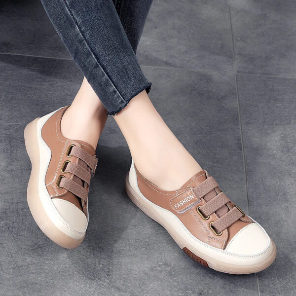 Tênis Feminino em Couro Genuino - Queralt - Imagem 25