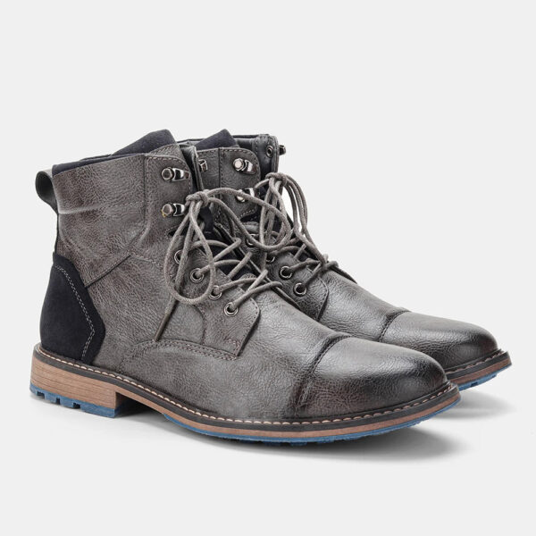 Bota Masculina em Couro Genuino - Army Premium