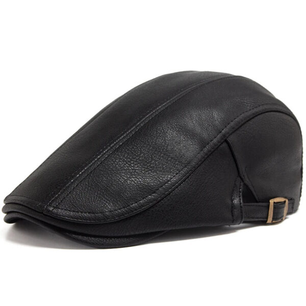 Boina Masculina em Couro Genuino - Theron - Imagem 10