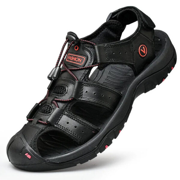 Sandália de Couro Masculina Genuino - Premium Sand - Imagem 3