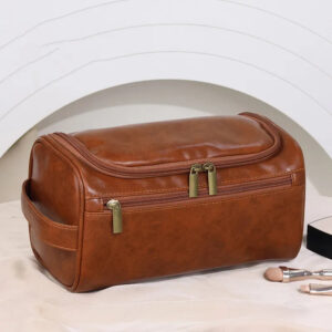 Bolsa Organizadora Necessaire em Couro Genuino - CouroBag