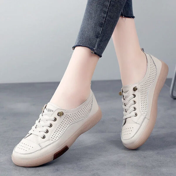 Tênis Feminino em Couro Genuino - Queralt