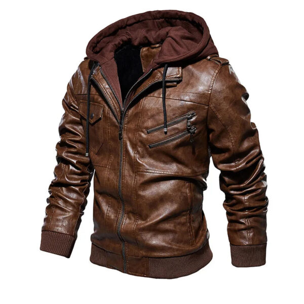 Jaqueta Masculina Em Couro Genuino - MotorJack Premium - Imagem 15
