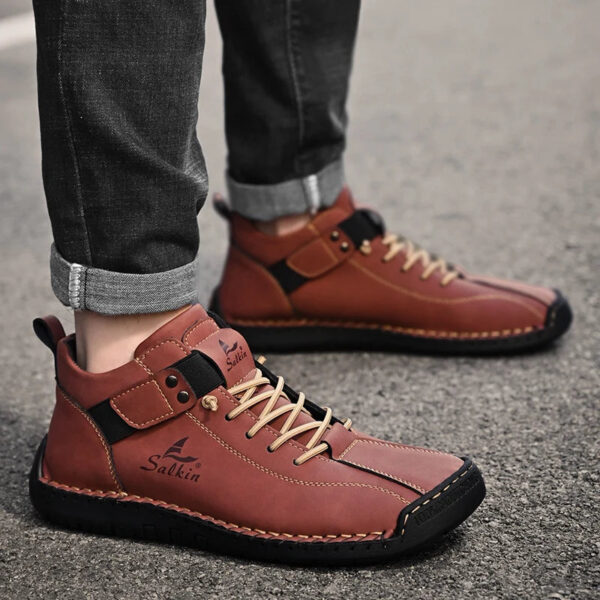 Bota Masculina em Couro Genuíno - Duncan - Imagem 19