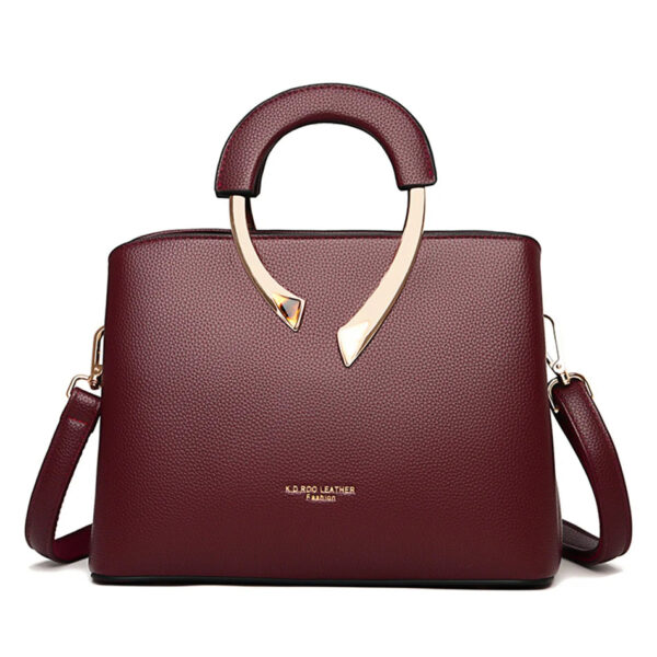 Bolsa Feminina em Couro Genuino - Luxo Elegance - Imagem 9