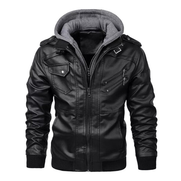 Jaqueta Masculina em Couro Genuino - Premium Men