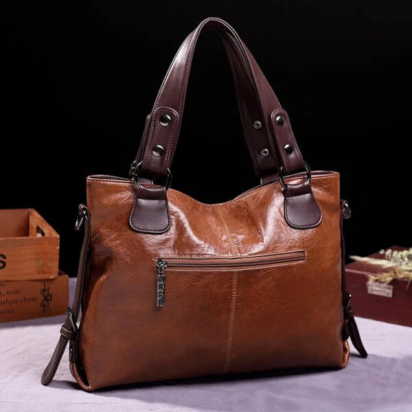 Bolsa Feminina em Couro Genuíno - Isis Gabrielli - Imagem 6