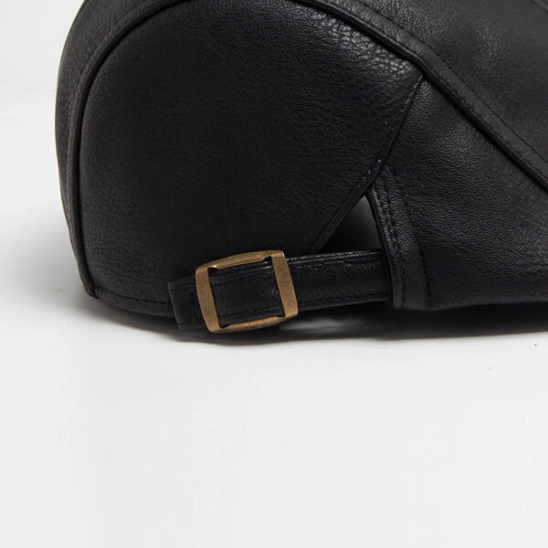 Boina Masculina em Couro Genuino - Theron - Imagem 9