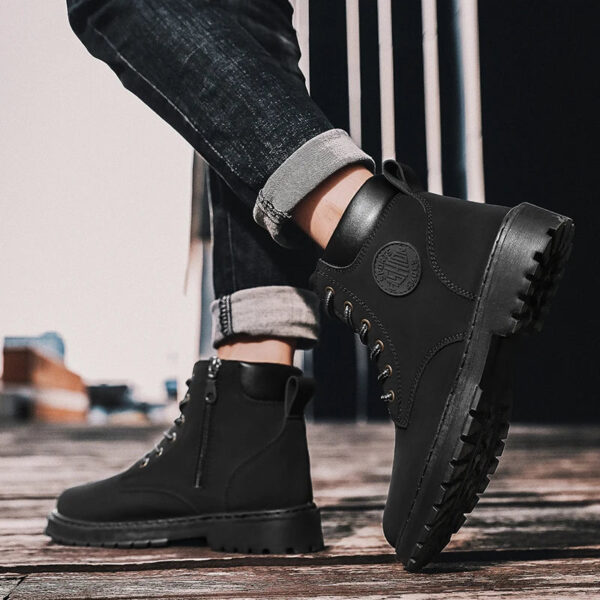 Bota Masculina de Couro Genuino - Sebastian - Imagem 9