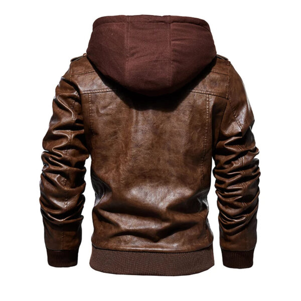 Jaqueta Masculina Em Couro Genuino - MotorJack Premium - Imagem 3