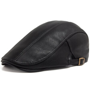 Boina Masculina em Couro Genuino - Theron