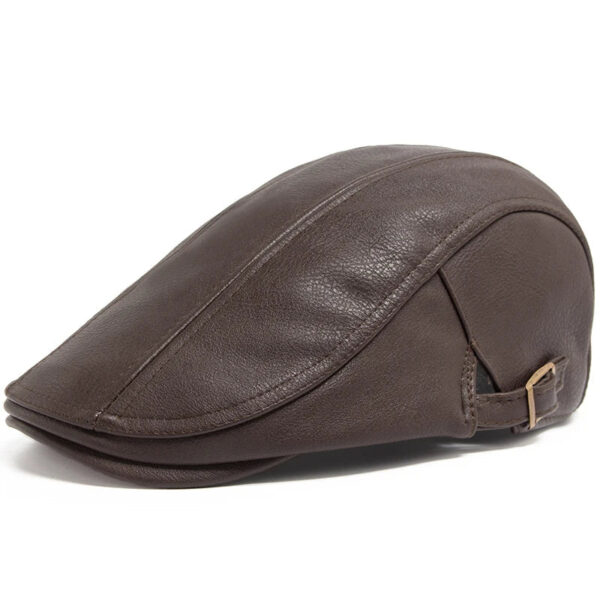 Boina Masculina em Couro Genuino - Theron - Imagem 2