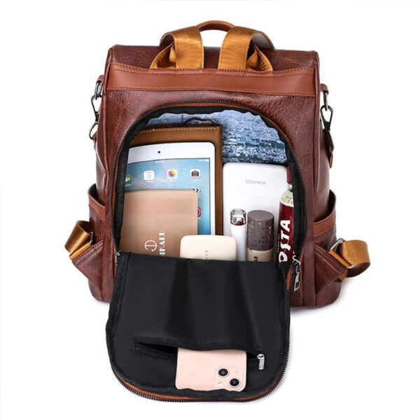 Mochila em Couro Genuino - Andrade Tavares - Imagem 7