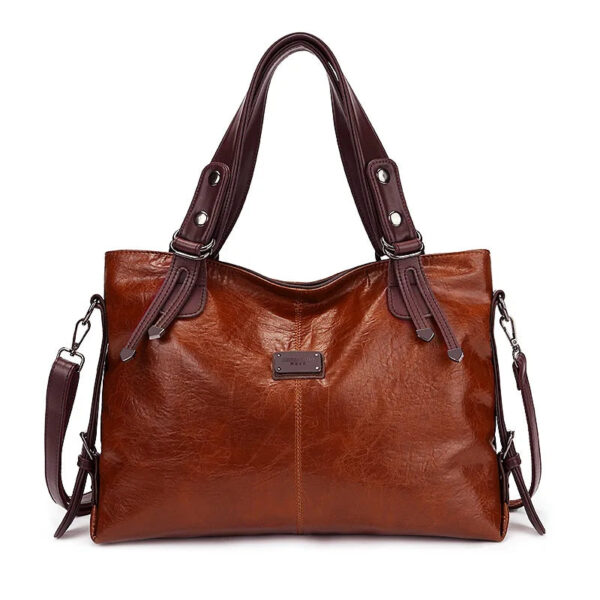 Bolsa Feminina em Couro Genuino - Juvenil Vintage - Imagem 5