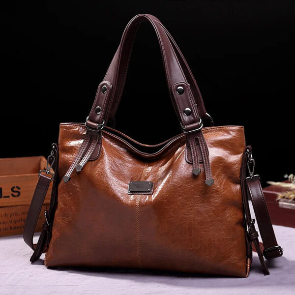 Bolsa Feminina em Couro Genuino - Juvenil Vintage - Imagem 7