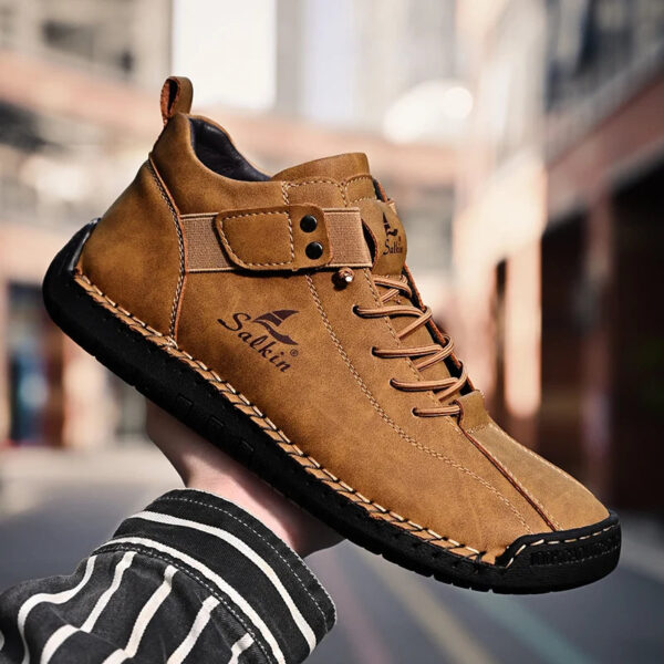 Bota Masculina em Couro Genuíno - Duncan - Imagem 17