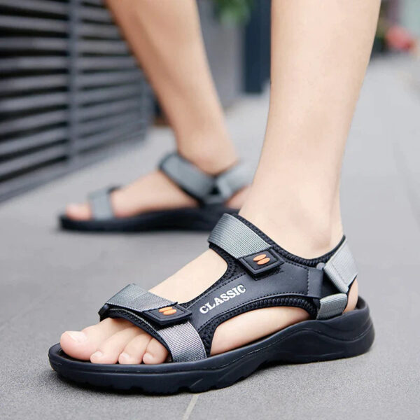 Sandália Masculina em Couro Genuino - Classic Premium - Imagem 8