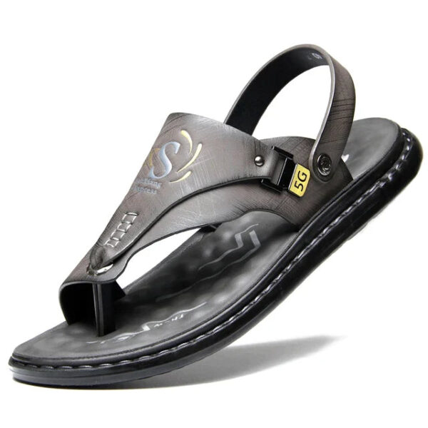 Sandália Masculina em Couro Genuino - Suit Premium - Imagem 6