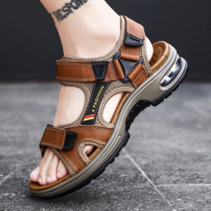 Sandália Masculina em Couro Genuino - Exotic Premium