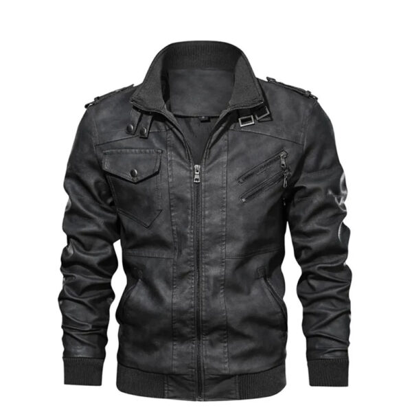 Jaqueta Masculina em Couro Genuino - Premium Men - Imagem 2