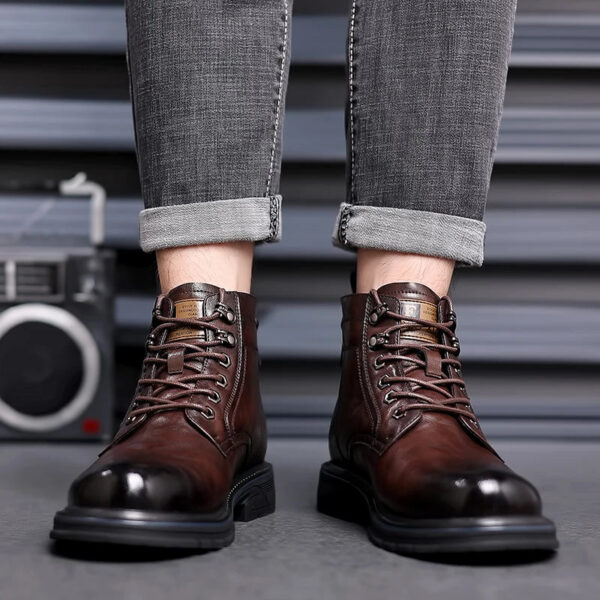 Bota Unissex em Couro Genuíno Genuino - PedroVe Premium - Imagem 4