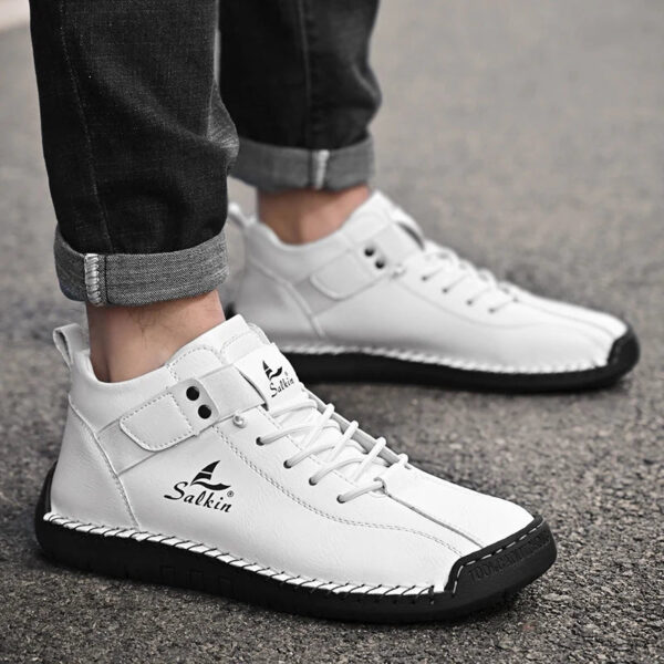 Bota Masculina em Couro Genuíno - Duncan - Imagem 13