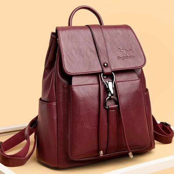 Mochila Feminina em Couro Genuino - Aussie Classic - Imagem 6