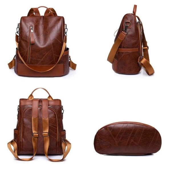 Mochila em Couro Genuino - Andrade Tavares - Imagem 3