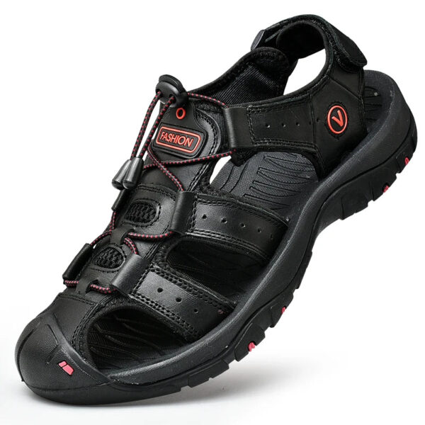 Sandália de Couro Masculina Genuino - Premium Sand - Imagem 9