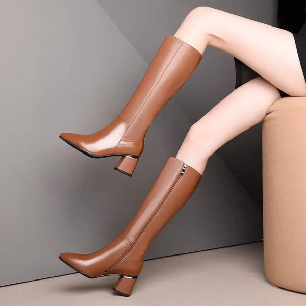 Bota Feminina em Couro Genuino - Fellicy Premium - Imagem 7