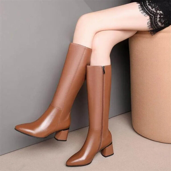 Bota Feminina em Couro Genuino - Fellicy Premium - Imagem 8
