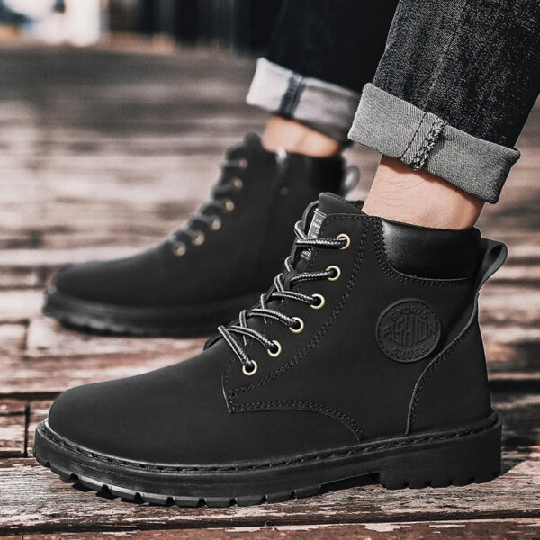Bota Masculina de Couro Genuino - Sebastian - Imagem 12