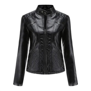 Jaqueta Feminina em Couro Genuino - Premium Jacket