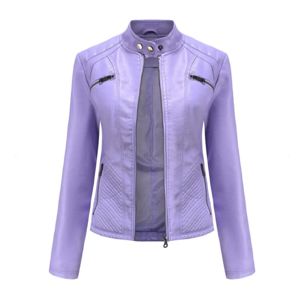 Jaqueta Feminina em Couro Genuino - Premium Jacket - Imagem 7