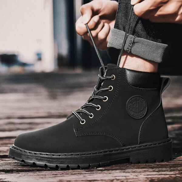 Bota Masculina de Couro Genuino - Sebastian - Imagem 8