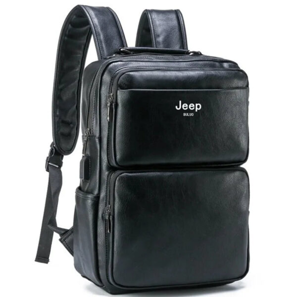 Mochila Jeep em Couro Genuino - Buluo Premium - Imagem 15
