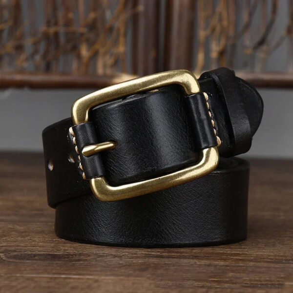 Cinto Masculino em Couro de Vaca - Belt Men - Imagem 3