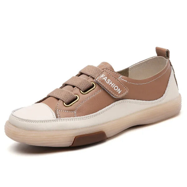Tênis Feminino em Couro Genuino - Queralt - Imagem 36