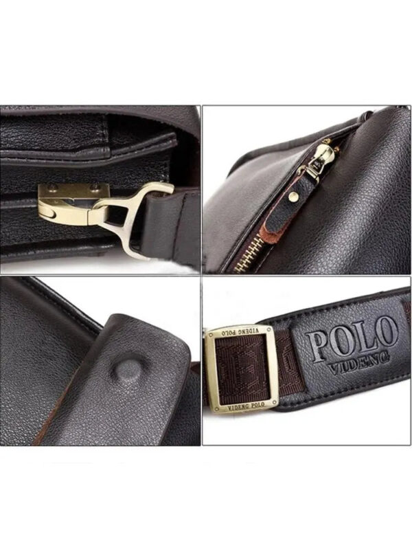 Bolsa em Couro Genuino Executiva - Polo Premium - Imagem 2